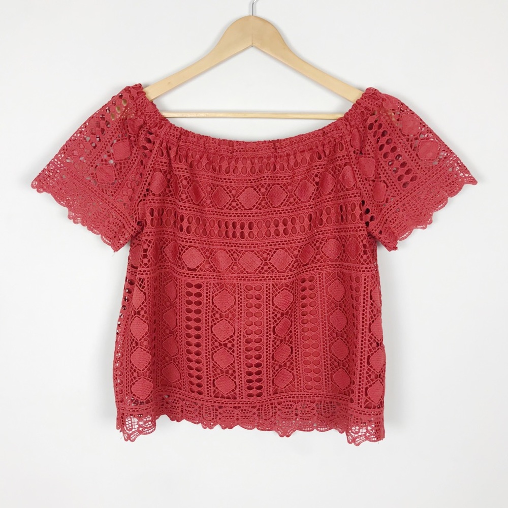 Anthropologie Sunday In Brooklyn Evie Rust top S
